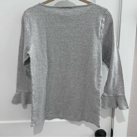 Lauren Ralph Lauren Boat Neck 3/4-Sleeve Shirt- Large - Picture 7 of 7